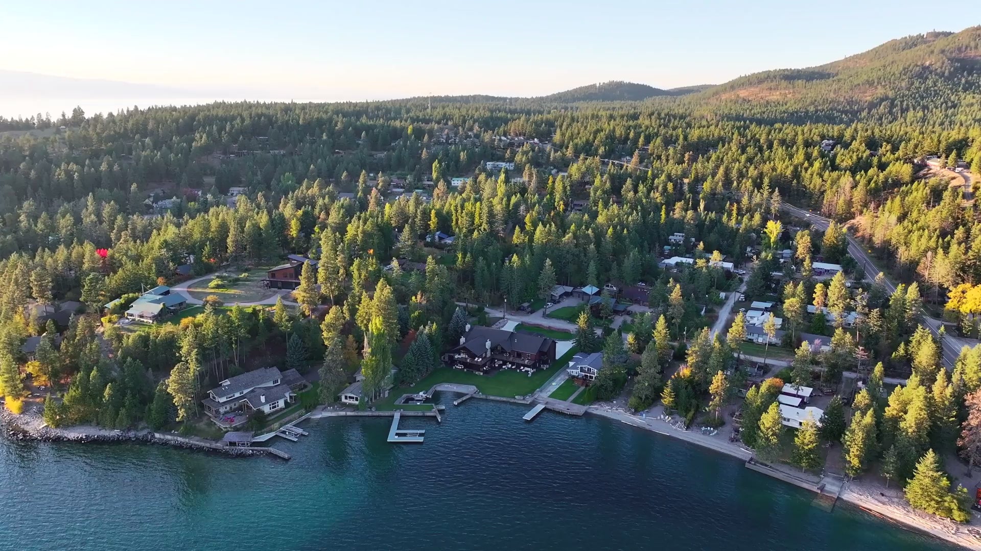 Flathead Lake Waterfront Mansion